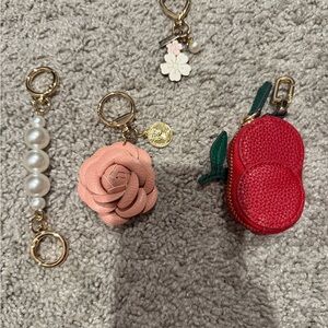 Set of bag charms